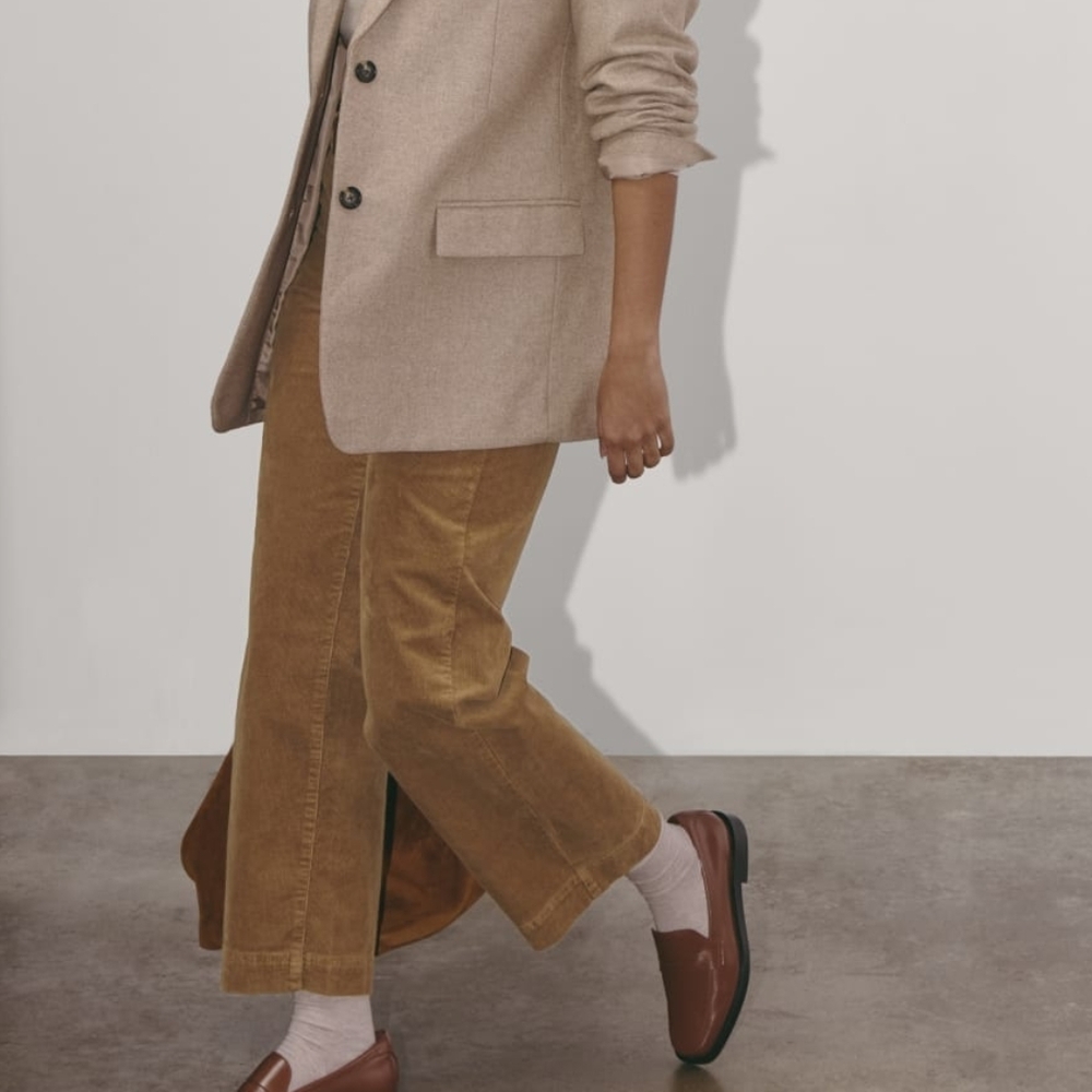 Everlane The Sailor Pant Corduroy in Toasted Coconut Size 4